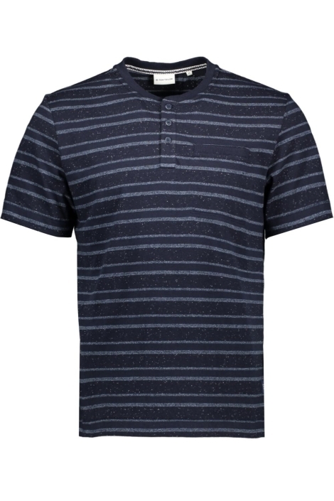 Tom Tailor striped nep melange henley